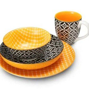 🎉DOWAN 4pc Serving Dinner Set Vibrant Colors